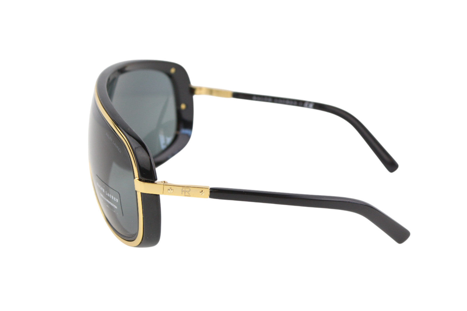 RALPH LAUREN Men Sunglasses 0RL7069 Shiny Black Grey U.V. Protection RRP€185