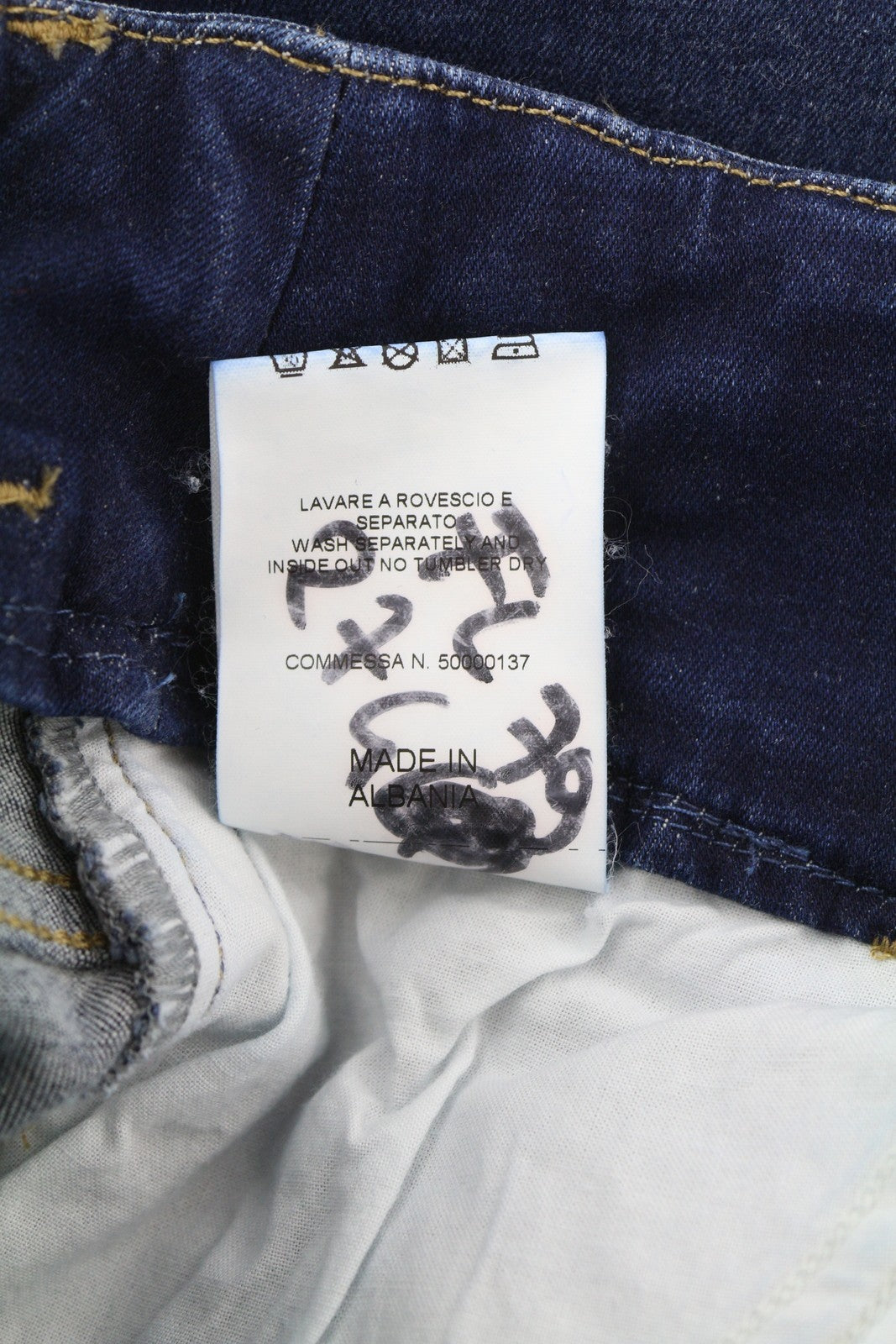 LIU JO Women Jeans W28 Washed Denim Blue High Waist Bootcut Fit Buttoned Casual