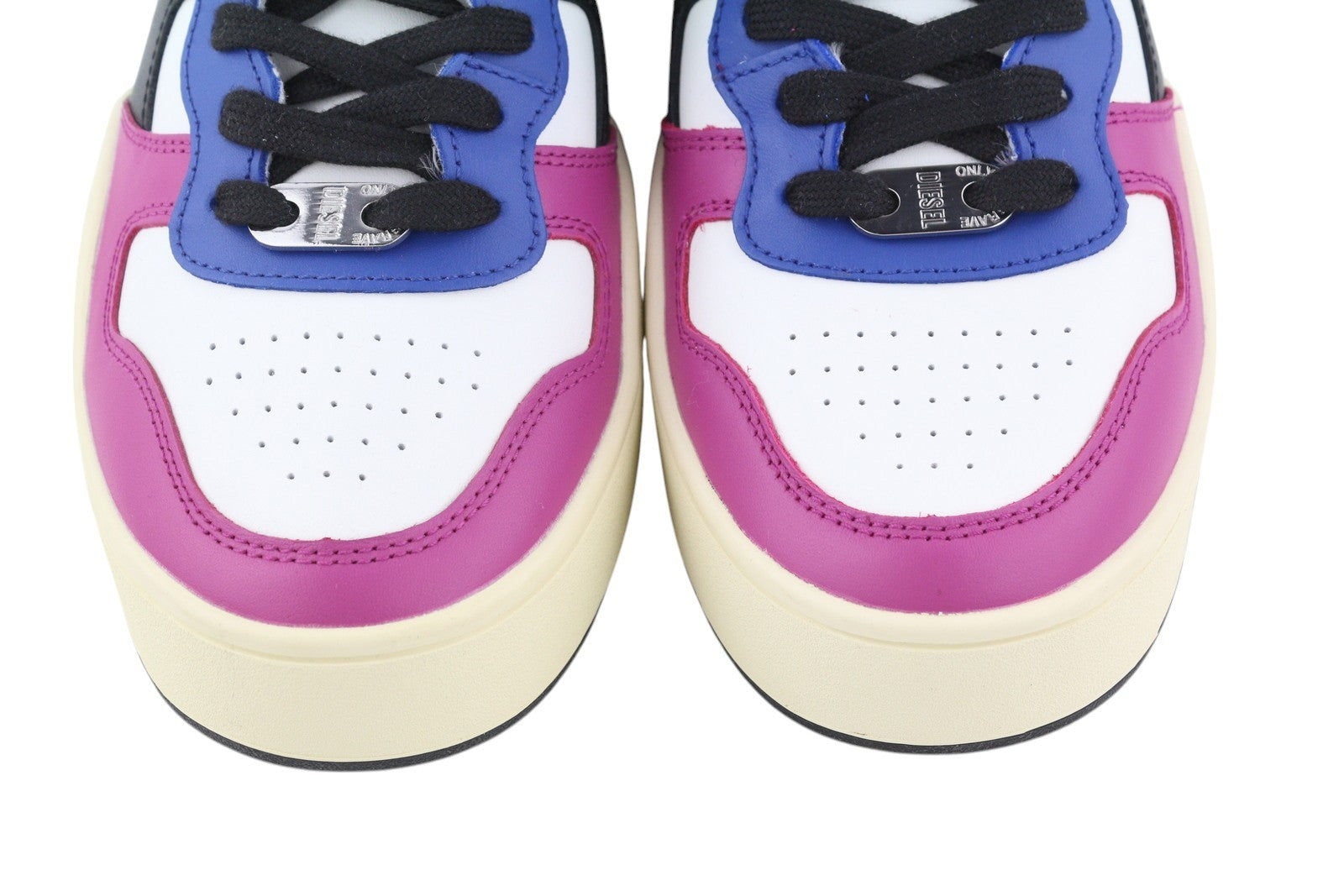 DIESEL S-Ukiyo Mid Mens Sneakers EU44 Cow Leather Colourful Lace Up RRP€195