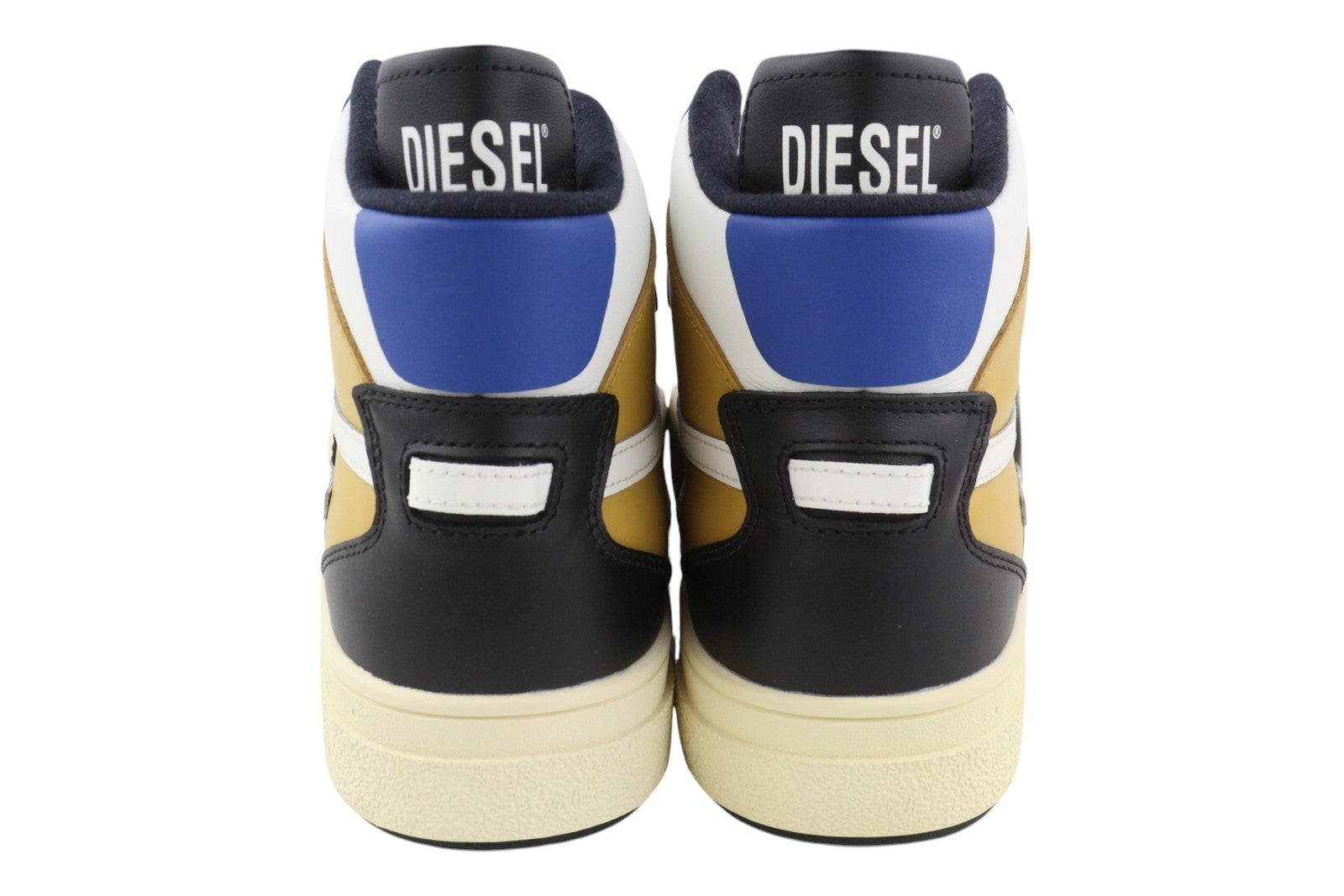 DIESEL S-Ukiyo Mid Mens Sneakers EU44 Cow Leather Colourful Lace Up RRP€195