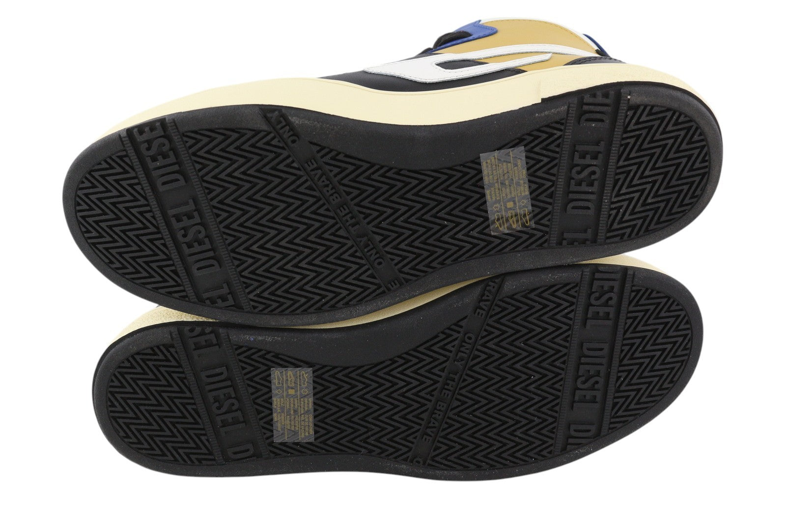 DIESEL S-Ukiyo Mid Mens Sneakers EU44 Cow Leather Colourful Lace Up RRP€195