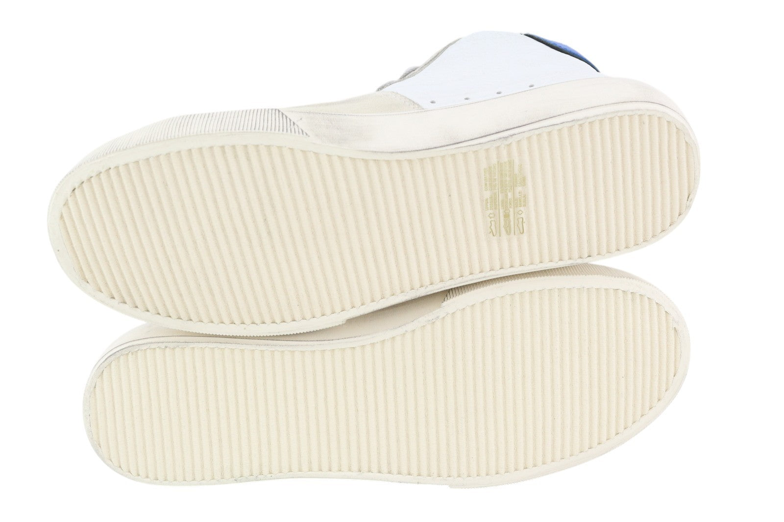 DIESEL S-Mydri ML Mens Sneakers EU42 Leather Light Almond Toe Lace Up RRP€220