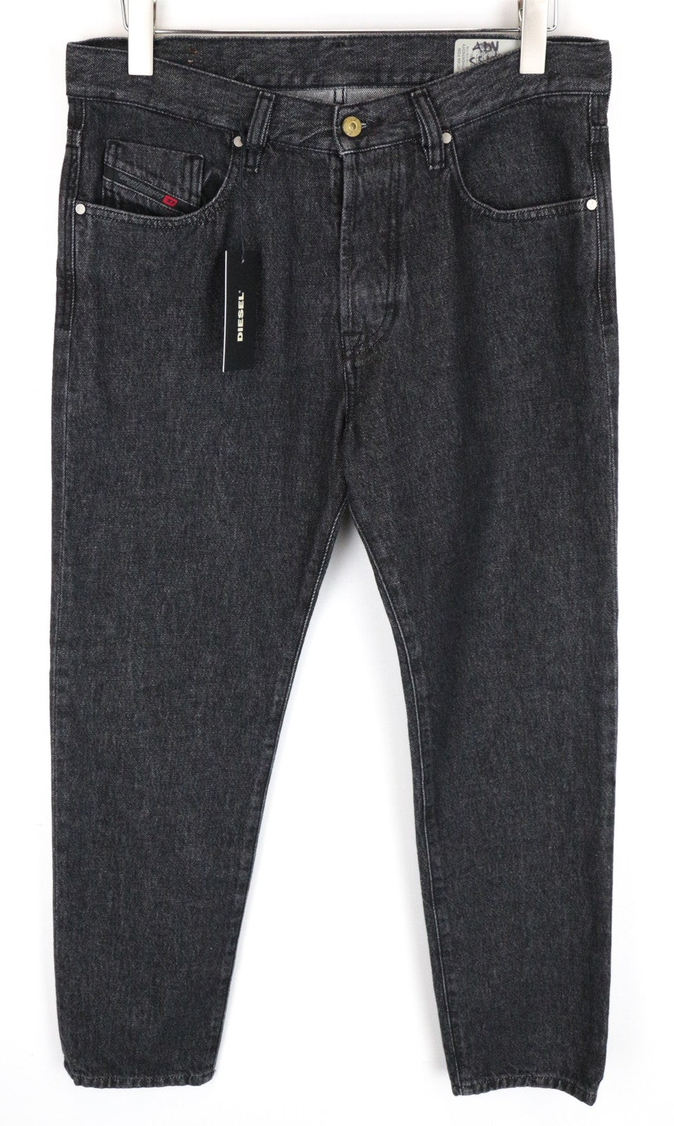 DIESEL Mharky 089AS Men's Jeans W32 L32 Slim Skinny Fit Cotton Grey Denim