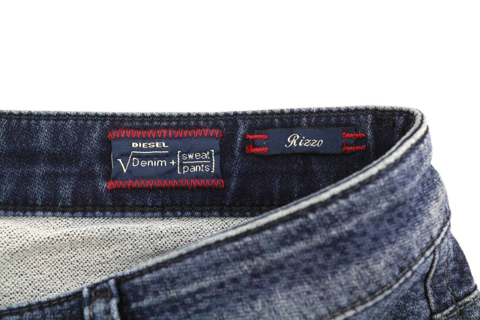 DIESEL Rizzo-Ne 0666W Women Jeans W23 Jogg Sweat Ripped Distress Blue RRP€250