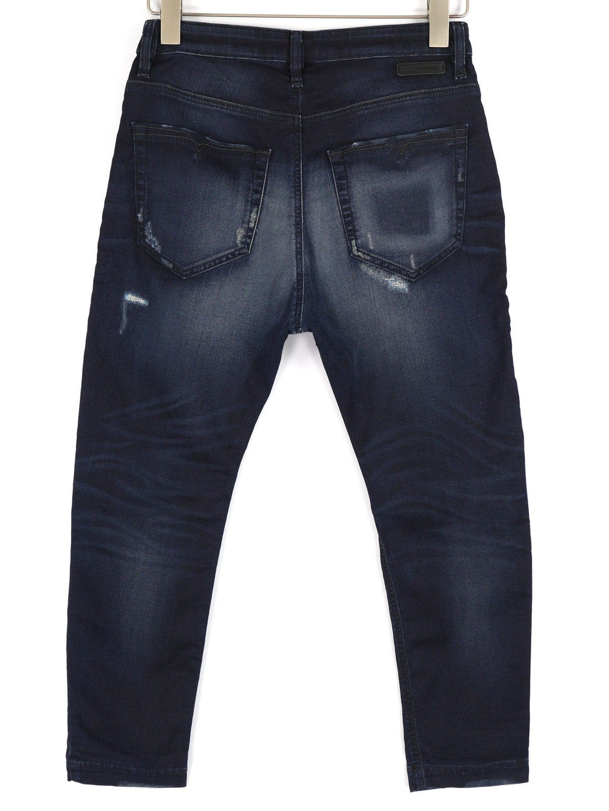 DIESEL Eazee-Ne 0662K Women Jeans W25 Jogg Sweat Ripped Distress Slim RRP€235