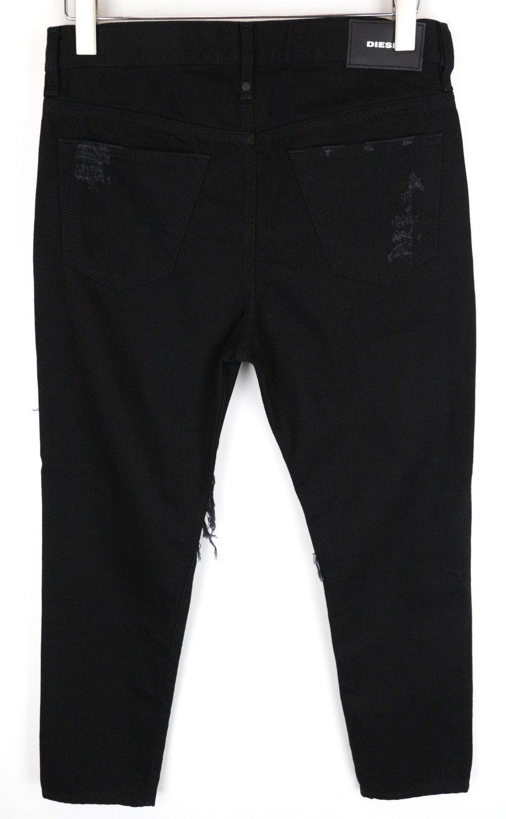 DIESEL Mharky 084WR Men's Jeans W29 L30 Slim Skinny Fit Black Cotton  Denim