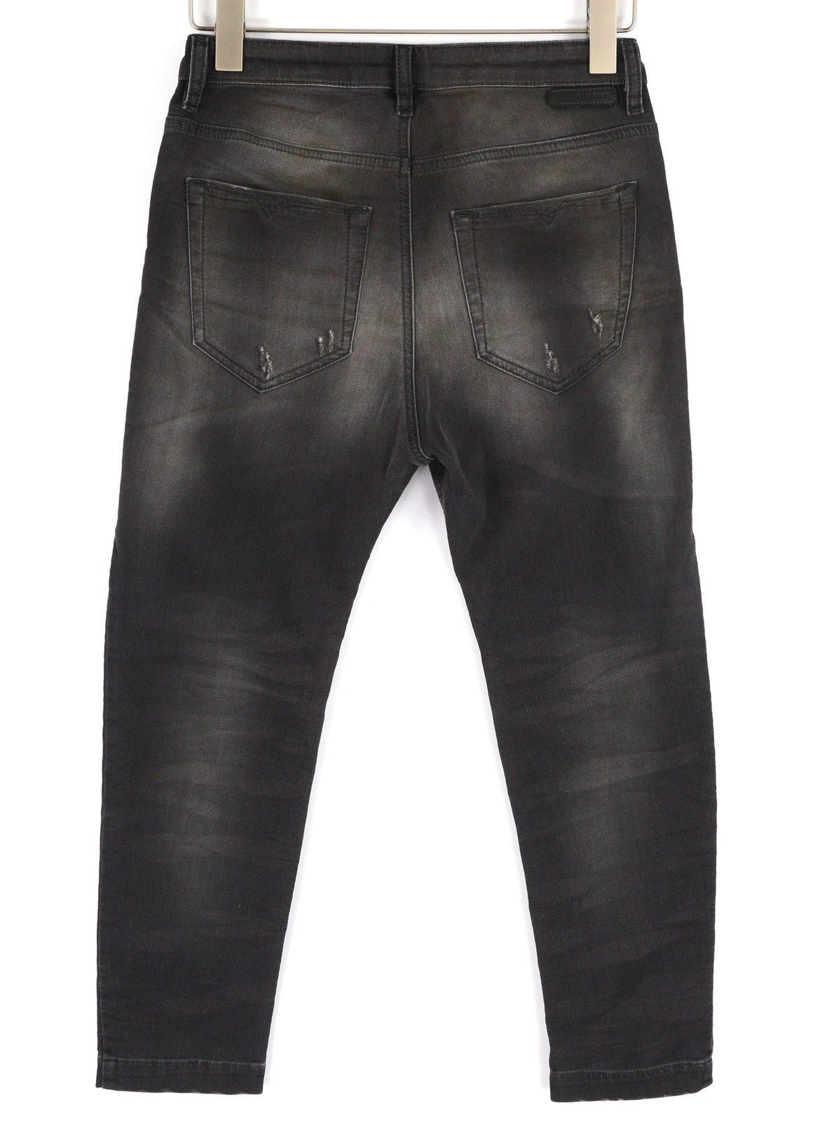 DIESEL Eazee-Ne 0835B Women Jeans W25 Jogg Sweat Ripped Distress Slim RRP€200