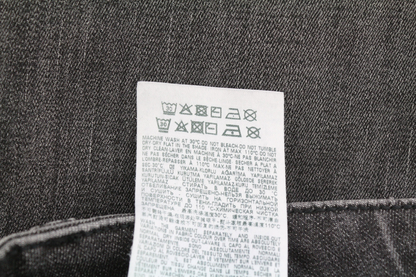 DIESEL D-Ollies-T 09D5 Women Jeans W26 Slim Fit Zipper Washed Black RRP€225