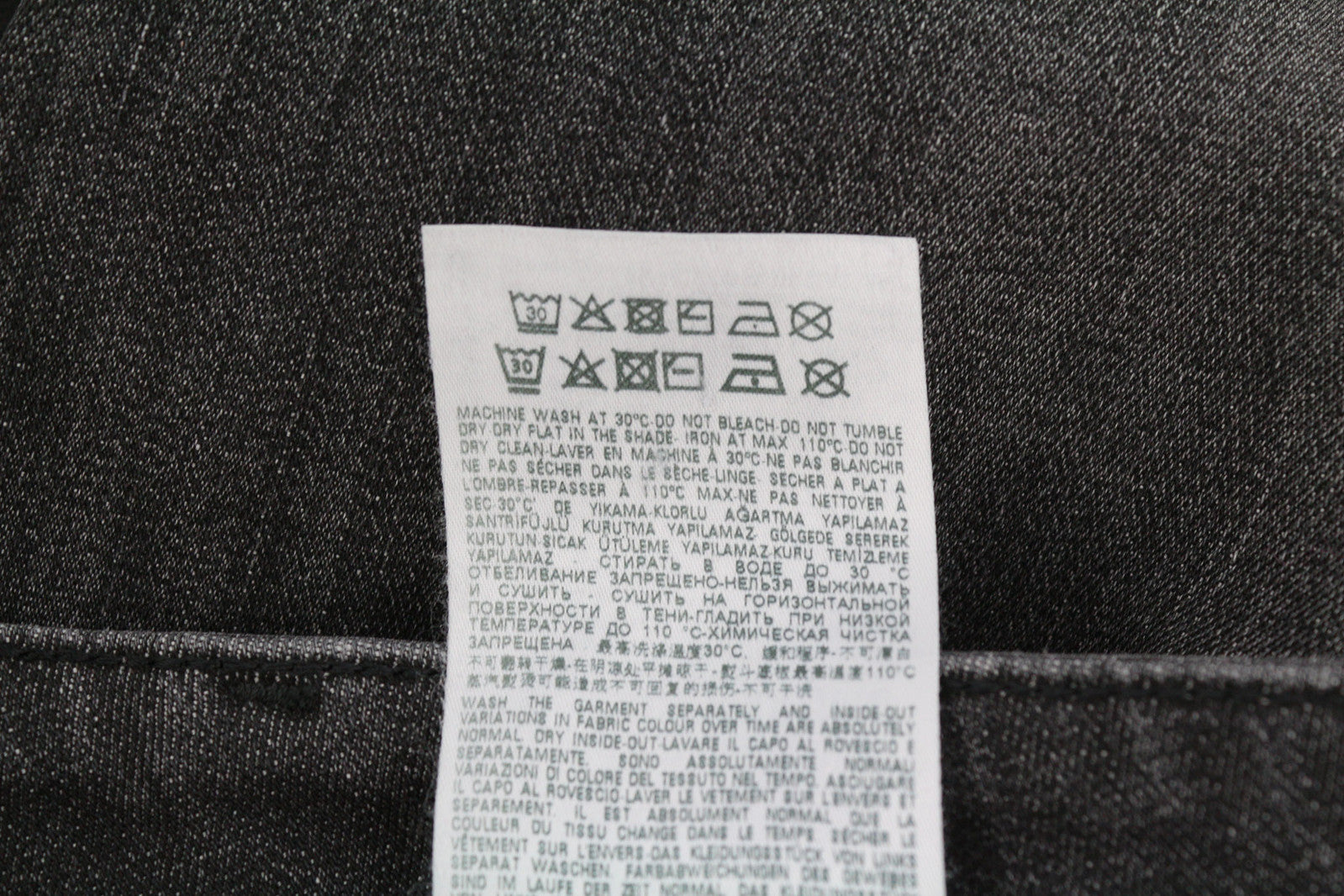 DIESEL D-Ollies-T 09D5 Women Jeans W27 Slim Fit Zipper Washed Black RRP€225