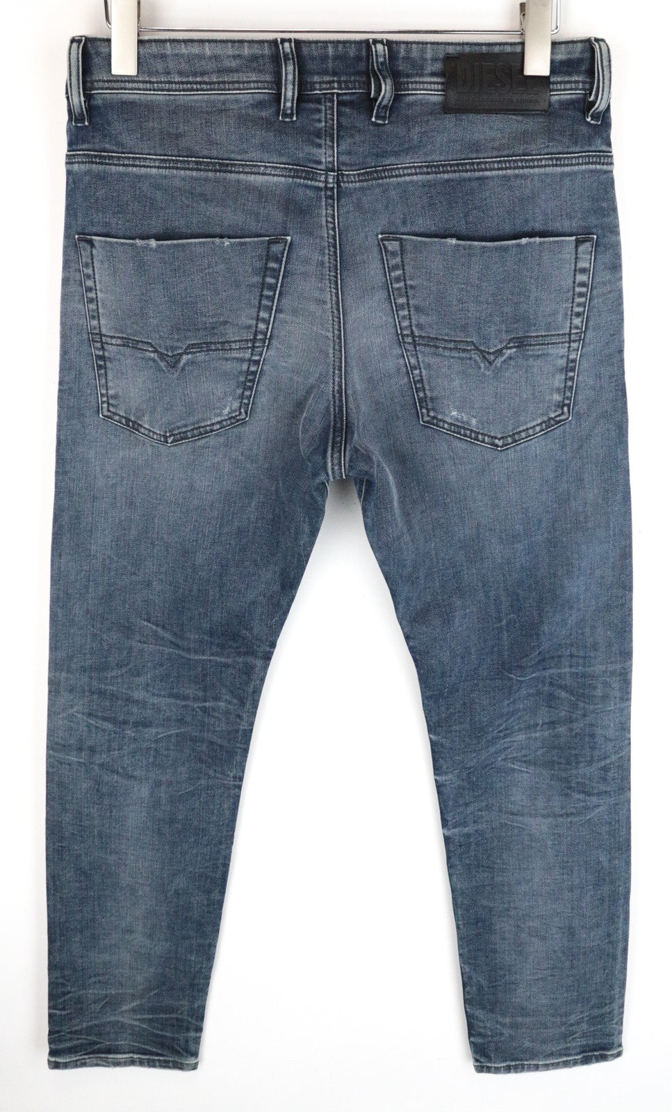 DIESEL Krooley-T 0870W Men's Jeans W31 Sweat Jogg Tapered Blue Cotton Stretch