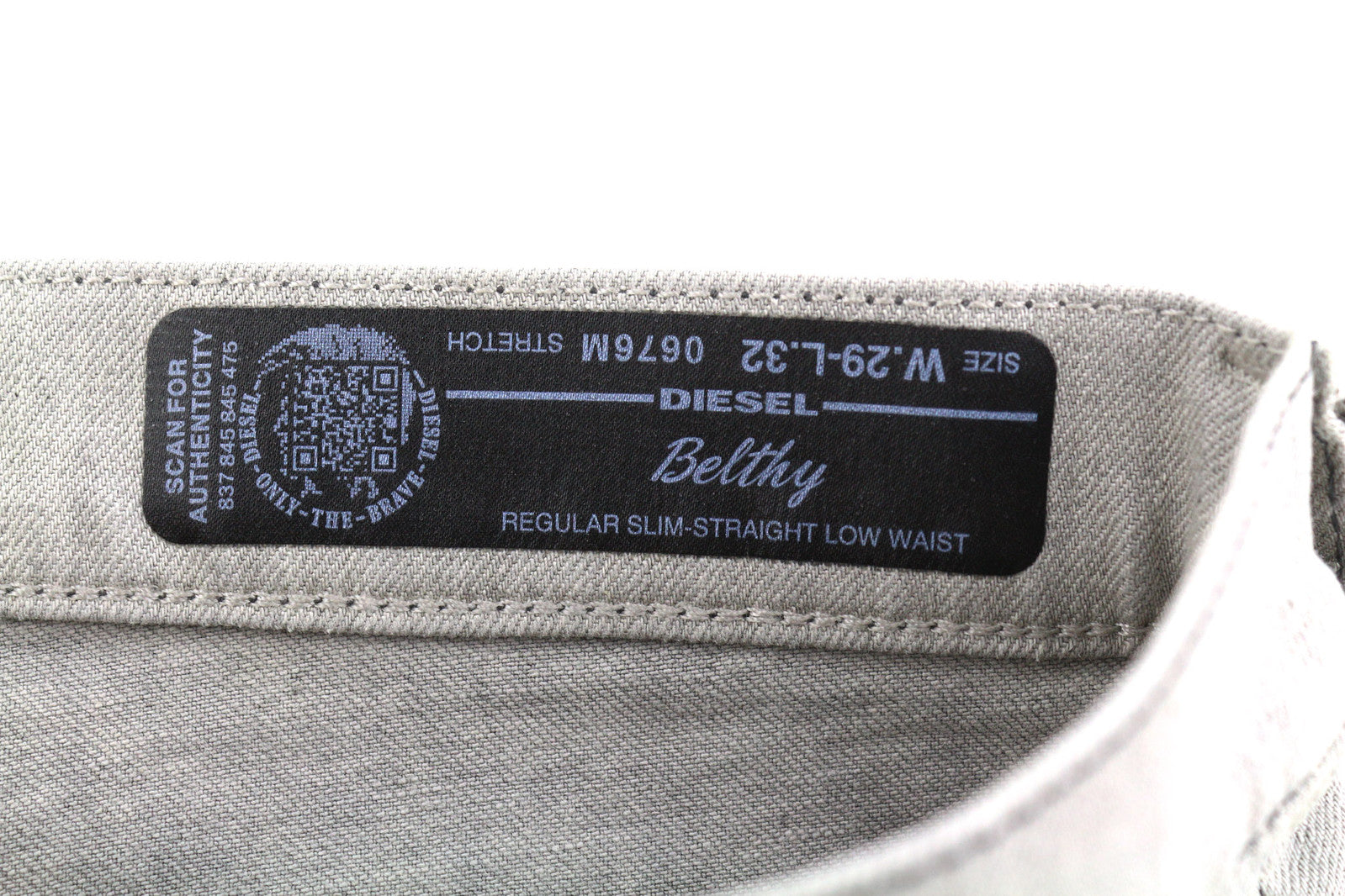 DIESEL D.N.A. Belthy 0676M Women Jeans W29/L32 Regular Slim Straight Low RRP€180