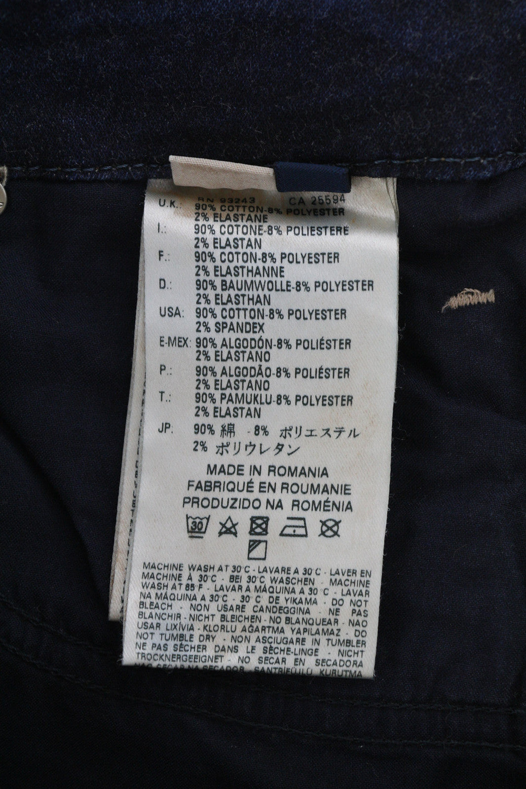 DIESEL Grupee-Ne 0603L Women Jeans W25 Jogg Denim Sweat Skinny Fit Blue RRP€250