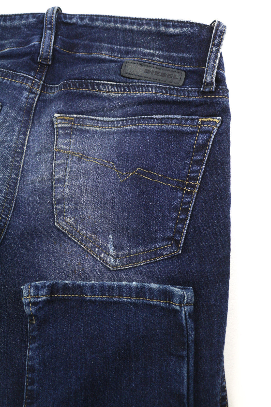 DIESEL Grupee-Ne 0607U Women Jeans W23 Jogg Denim Sweat Skinny Fit Blue RRP€250