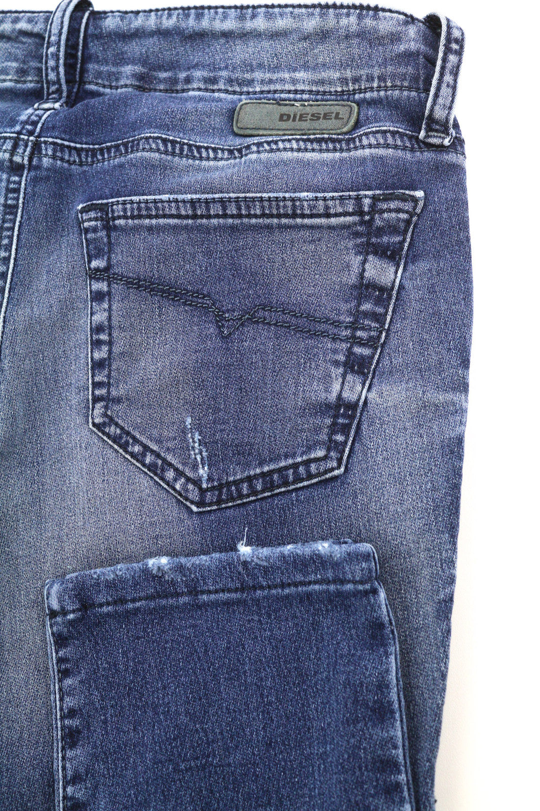 DIESEL Grupee-Ne 0662L Women Jeans W25 Jogg Denim Sweat Skinny Fit RRP€250