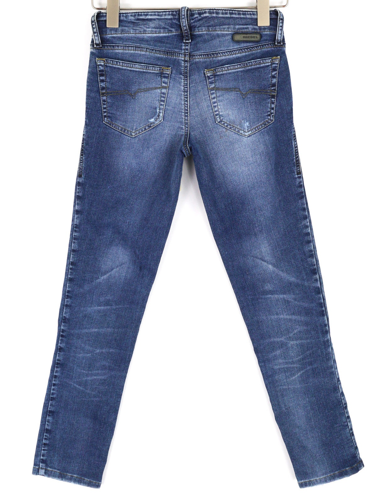 DIESEL Grupee-Ne 0607U Women Jeans W25 Jogg Denim Sweat Skinny Washed RRP€250