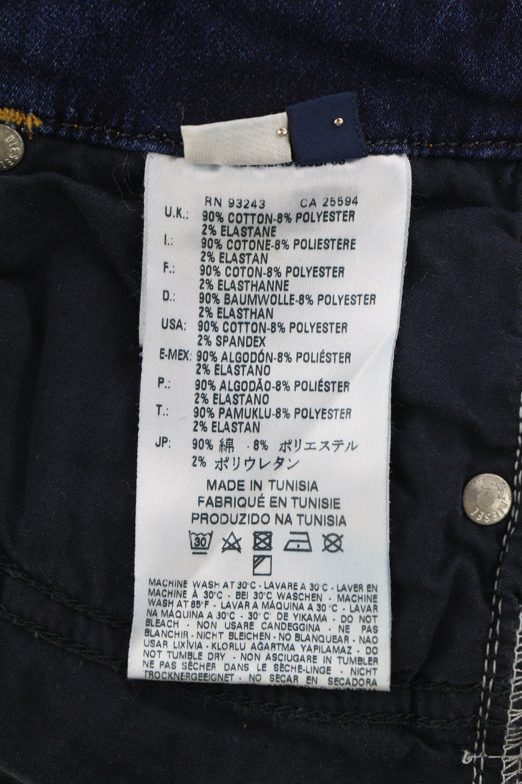 DIESEL Grupee-Ne 0604Z Women Jeans W23 Jogg Denim Sweat Skinny Fit Logo RRP€250