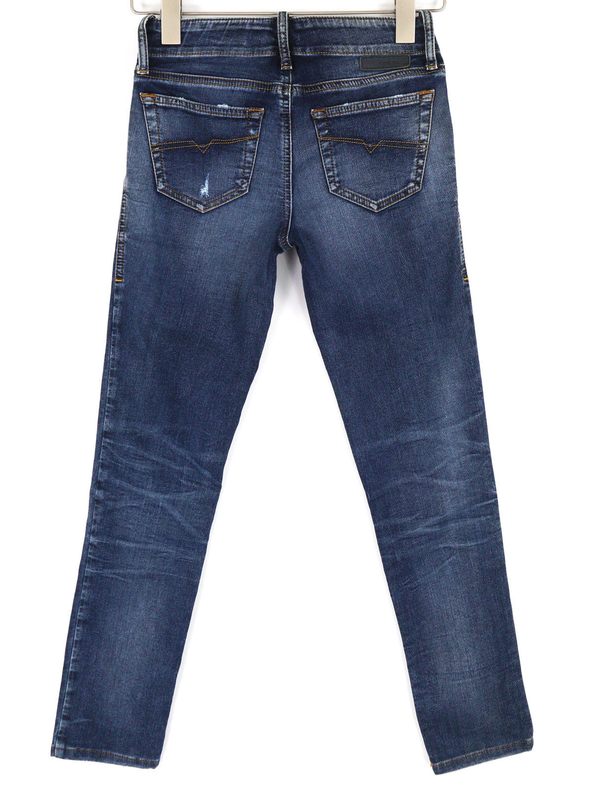 DIESEL Grupee-Ne 0604Z Women Jeans W23 Jogg Denim Sweat Skinny Fit Blue RRP€250