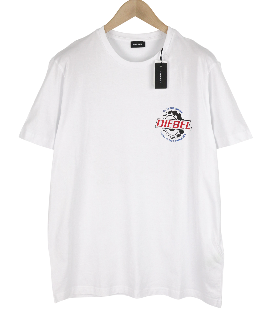 DIESEL T-Diegos-K23 Mens T-Shirt 2XL Short sleeved Crew Collar Tricot