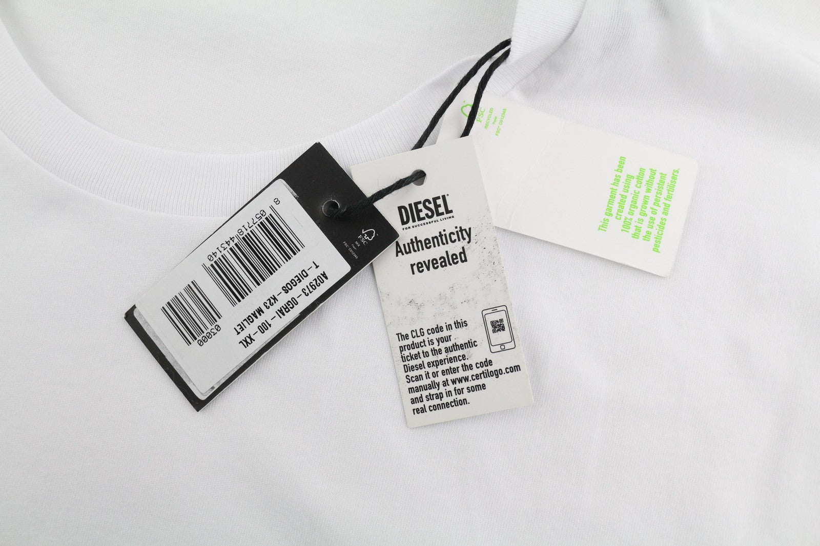 DIESEL T-Diegos-K23 vyriški marškinėliai trumpomis rankovėmis, apvalia apykakle, trikotažiniai 