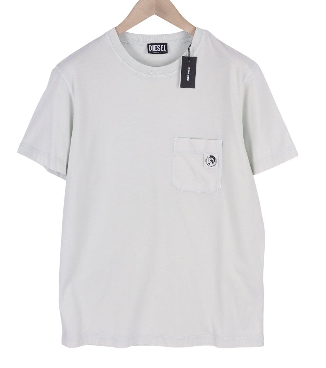 DIESEL T-Worky-Mohi-B1 Men T-Shirt L Short Sleeve Crew Collar Tricot RRP€90