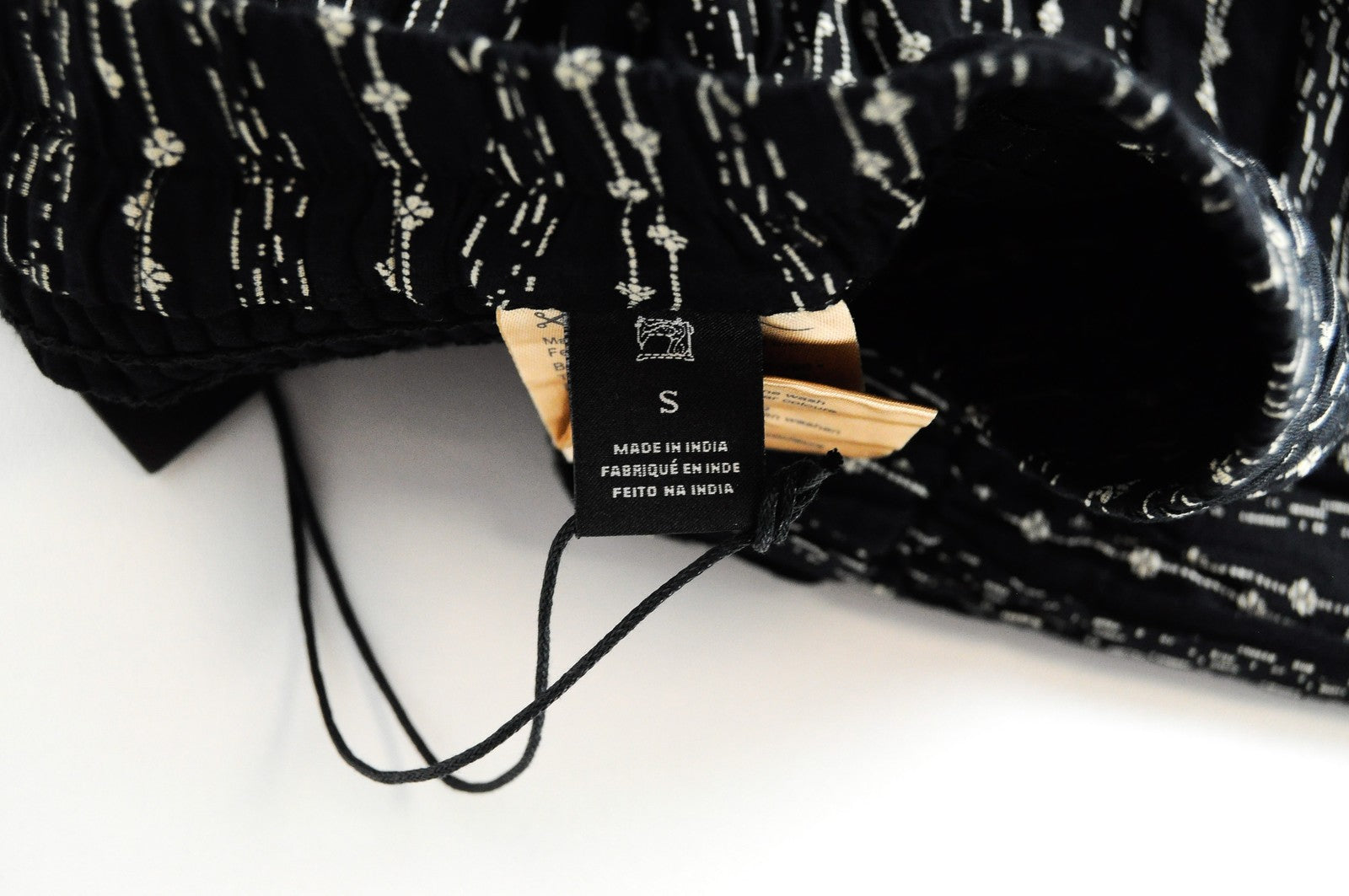 SCOTCH & SODA Ams Blauw womens Skirt S Black  Cotton Pleated Patterned