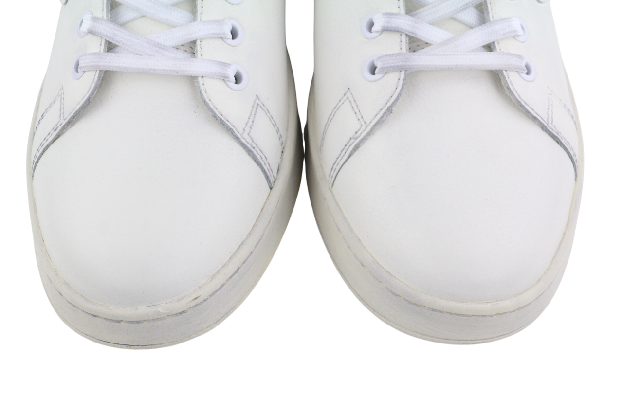 DIESEL S-Athene Low Men Sneakers EU42 White Leather Lace Up RRP160 Trainers