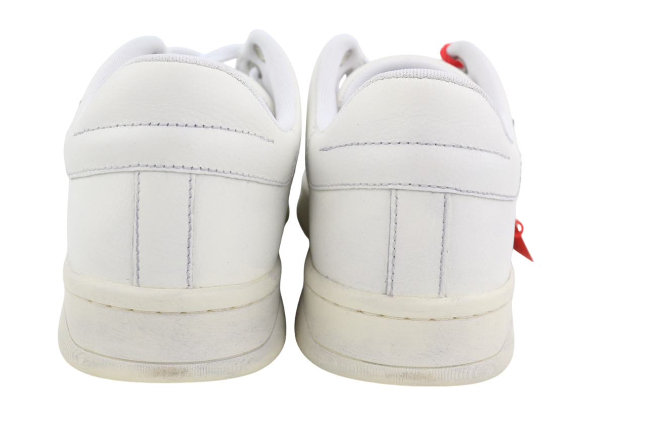 DIESEL S-Athene Low Men Sneakers EU42 White Leather Lace Up RRP160 Trainers