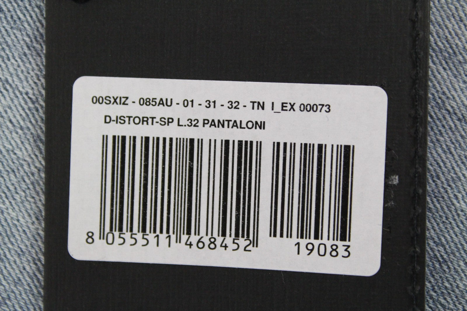 DIESEL D-Istort-SP 085AU mens Jeans W31/L32 Skinny Blue Washed stretchy