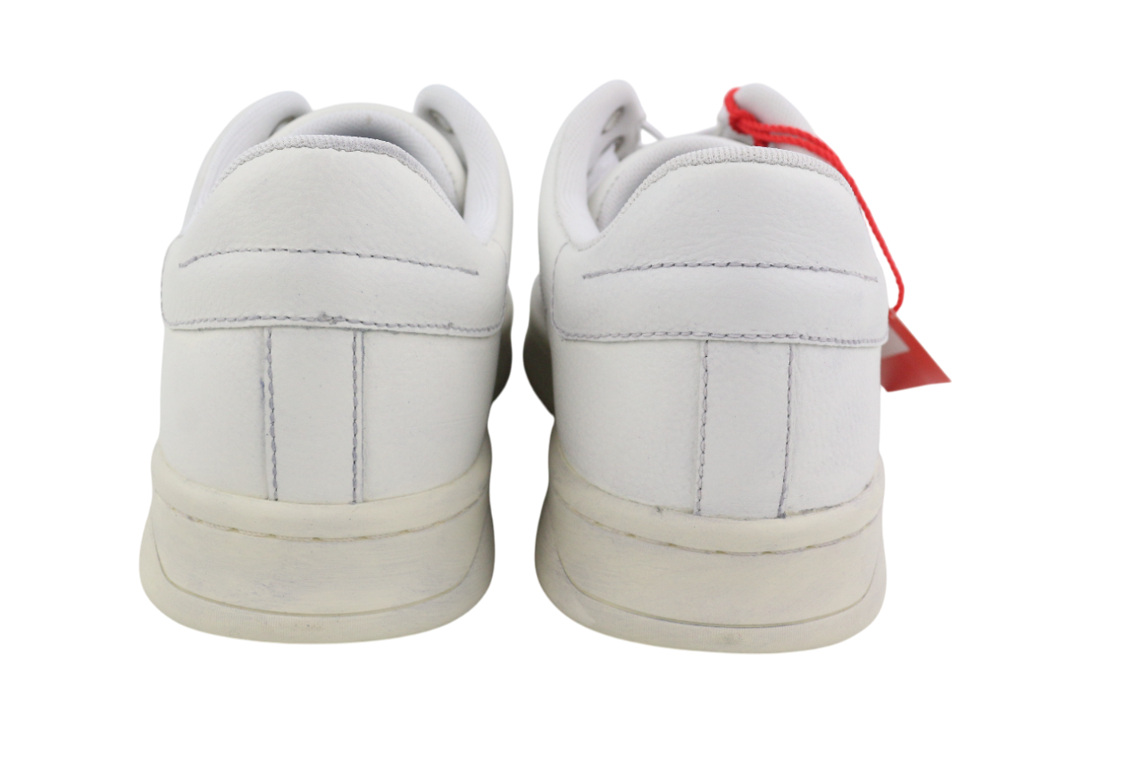 DIESEL S-Athene Low Men Sneakers EU41 White Leather Lace Up Trainers RRP€160