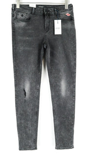 SCOTCH & SODA womens Skinny W32/L32 Grey Distressed Washed  Jeans