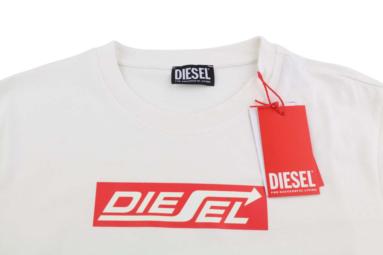 DIESEL T-Diegor-HS1 Mens T-Shirt M Short sleeved Crew Collar Tricot