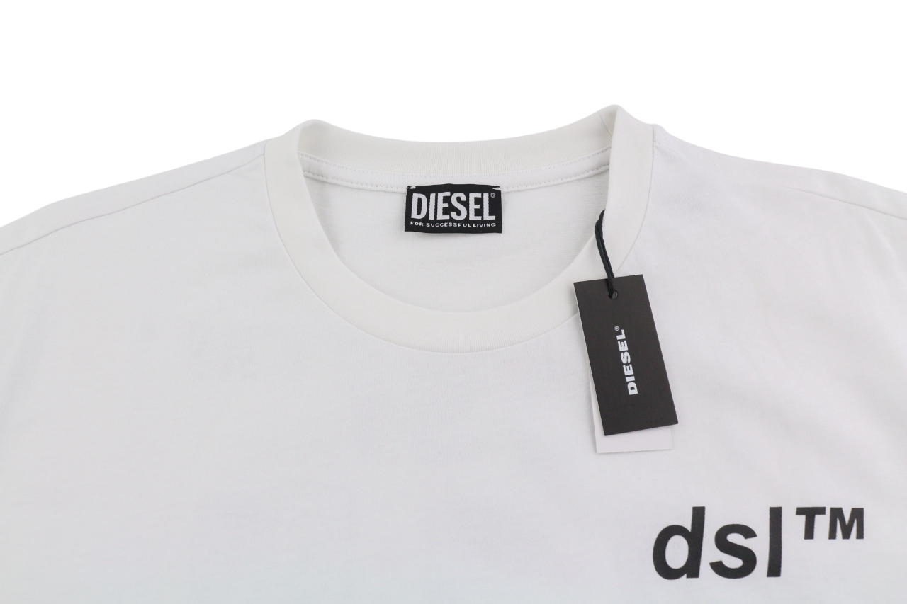 DIESEL T-Just-B56 Mens T-Shirt 2XL Short sleeved Crew Collar  Tricot RRP€70