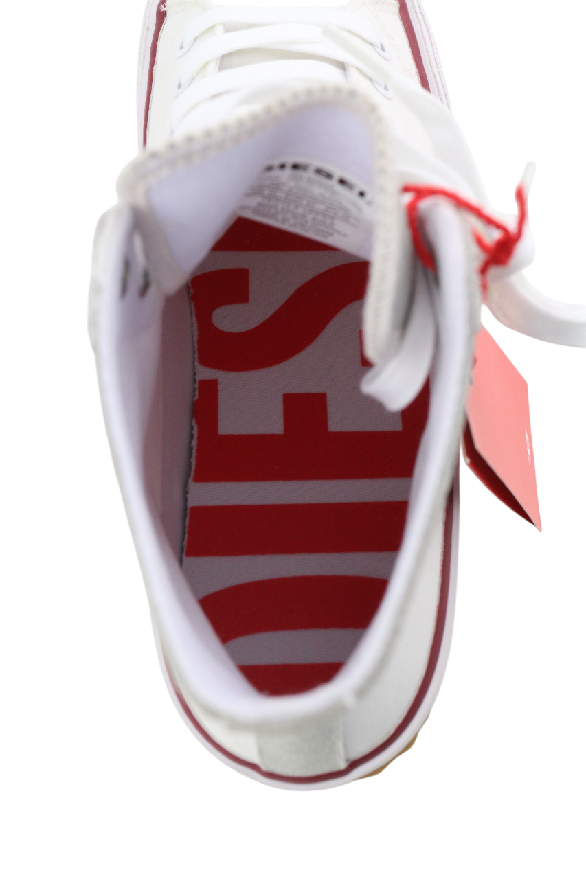 DIESEL S-Principia Mid Men's Sneakers EU42 White High Top Trainers RRP€185