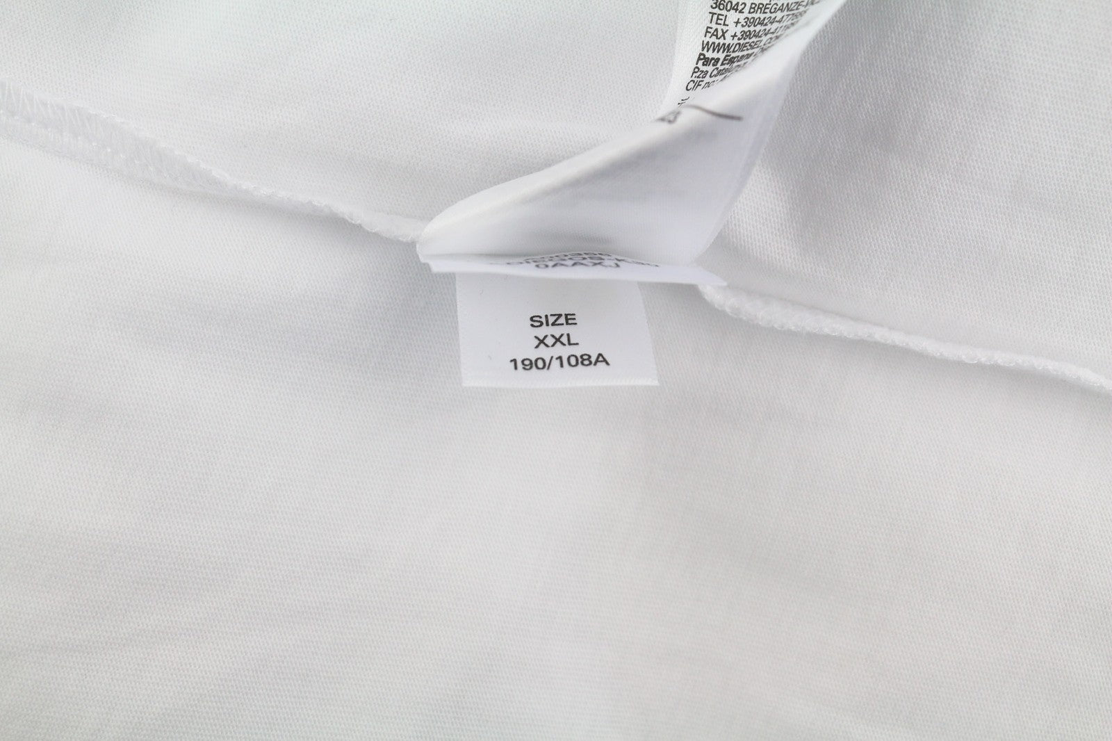 DIESEL T-Diegos-K30 Men T-Shirt 2XL Short Sleeve Crew Collar Tricot Casual