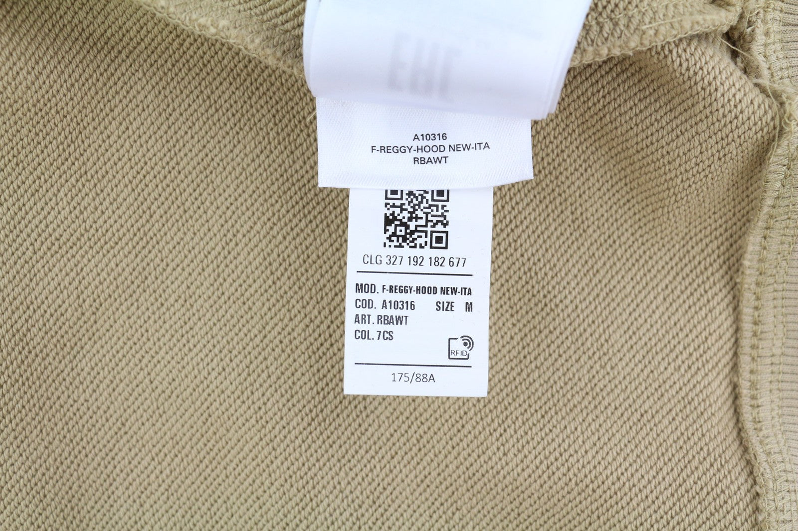 DIESEL F-Reggy-Hood New-Ita Women Hoodie M Light Brown Pullover RRP€135