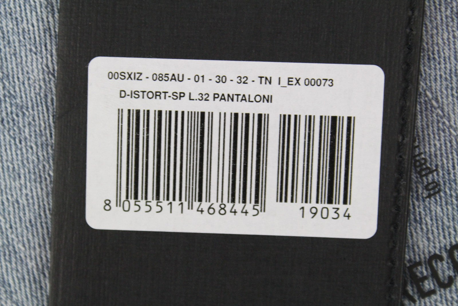 DIESEL 085AU D-Istort-SP mens Jeans W30/L32 Super Skinny stretchy Blue