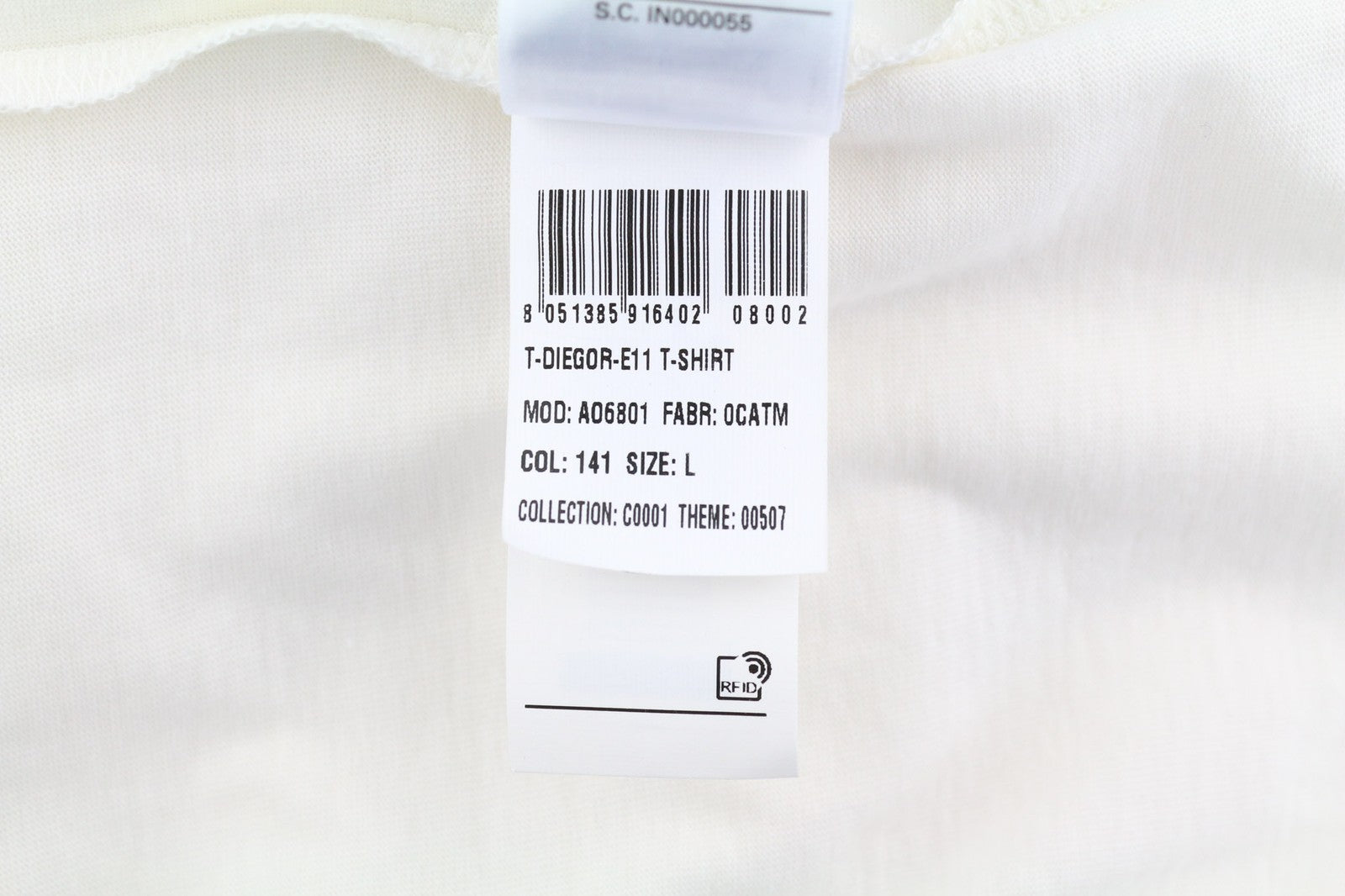 DIESEL T-Diegor-E11 mens T-Shirt L Short sleeved Crew Collar  Tricot RRP€70