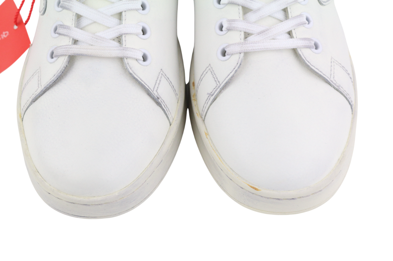 DIESEL S-Athene Low Men Sneakers EU41 White Leather Laced RRP€160 Trainers