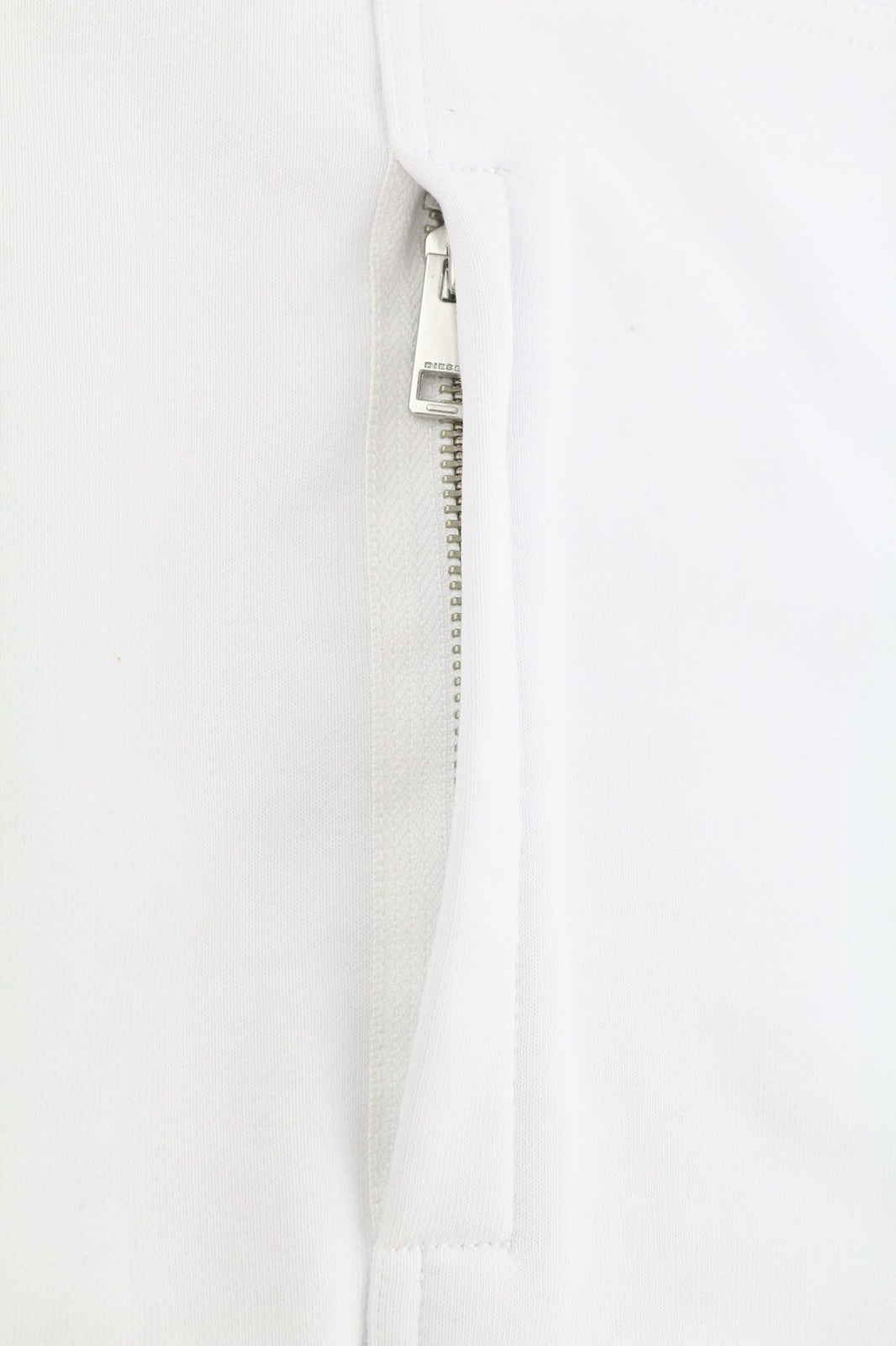 DIESEL S-Girduk Men Sweatshirt L White Pullover Patch Pocket Light RRP€150