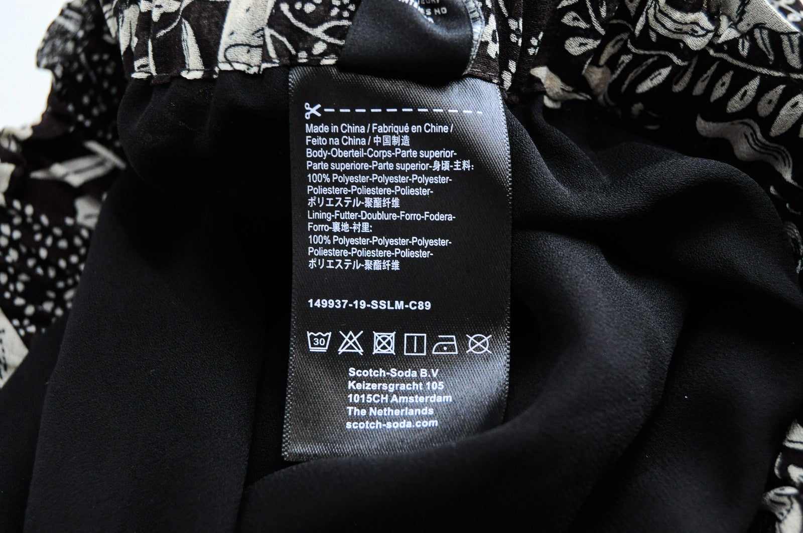 MAISON SCOTCH The Poolside womens Skirt S Brown Pleated Floral Midi Lined