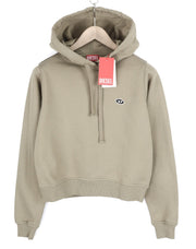 DIESEL F-Reggy-Hood-Doval-P Women Hoodie XS Light Brown Pullover RRP€135