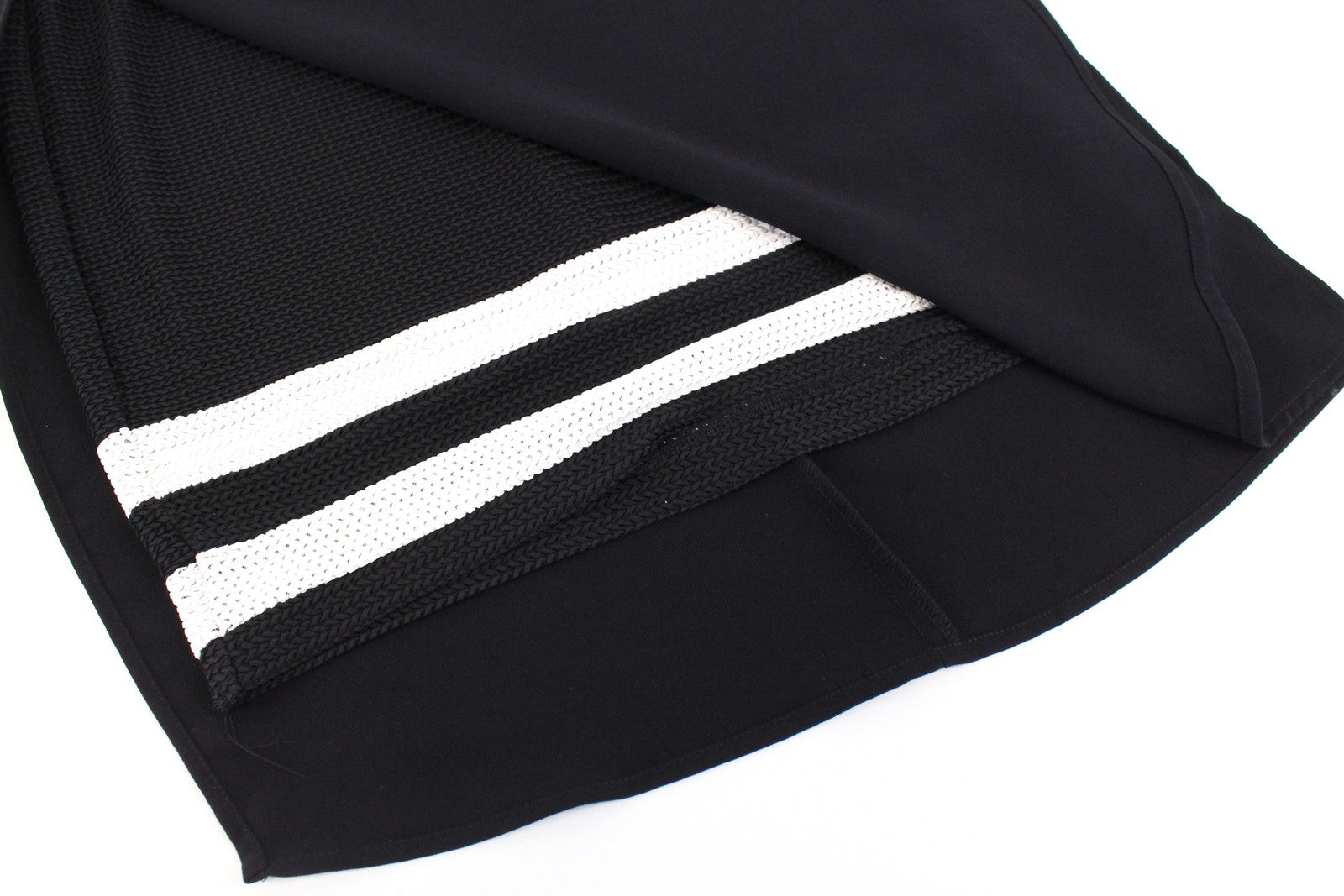 MAISON SCOTCH womens Dress S Black Slit V-Neck Short sleeved Layered