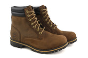 TIMBERLAND 6857B Men Boots EU40/41 Brown Leather Ankle Waterproof Ortholite