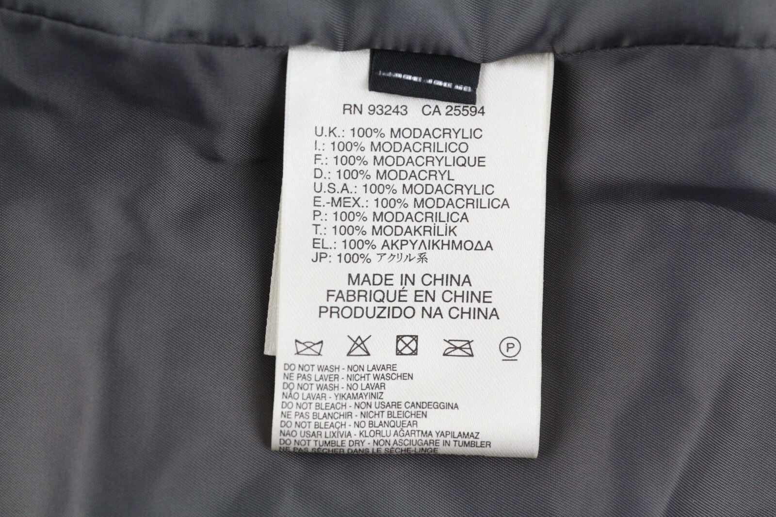 DIESEL L-Angus-A Women Waistcoat M Faux Fur Fluffy Striped Pockets Black & White