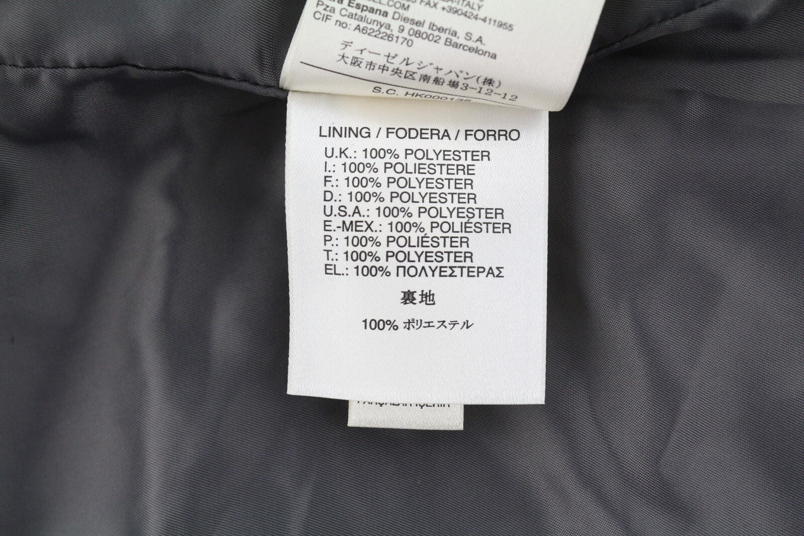 DIESEL L-Angus-A Women Waistcoat M Faux Fur Fluffy Striped Pockets Black & White