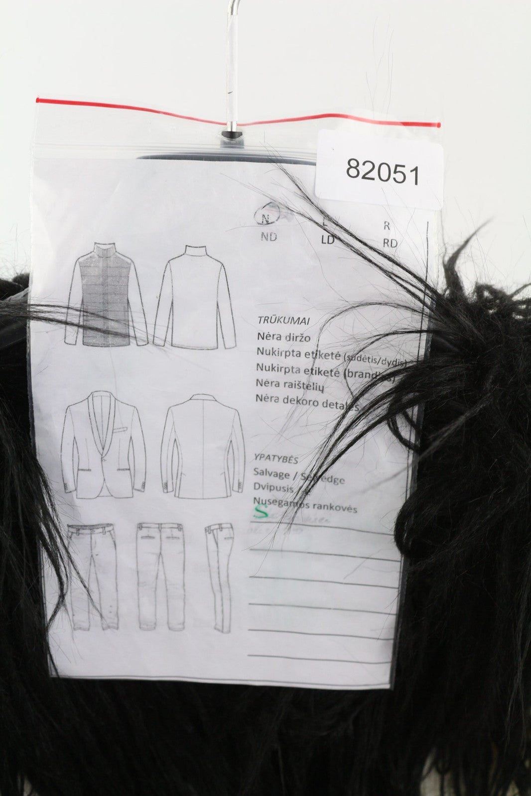 DIESEL L-Angus-A Women Waistcoat S Faux Fur Fluffy Striped Print Black & White