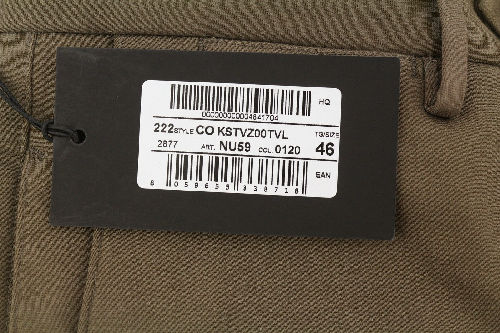 PT TORINO Skinny Fit Men Trousers 46 W31 Mid Brown Zipper Pockets Chino Casual