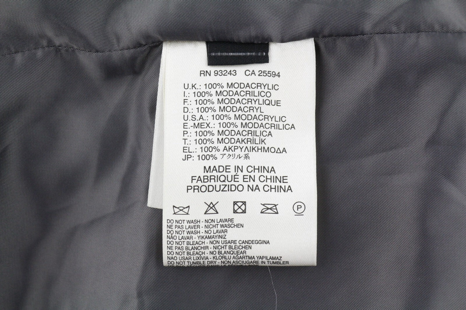 DIESEL L-Angus-A Women Waistcoat M Faux Fur Fluffy Striped Print Black & White