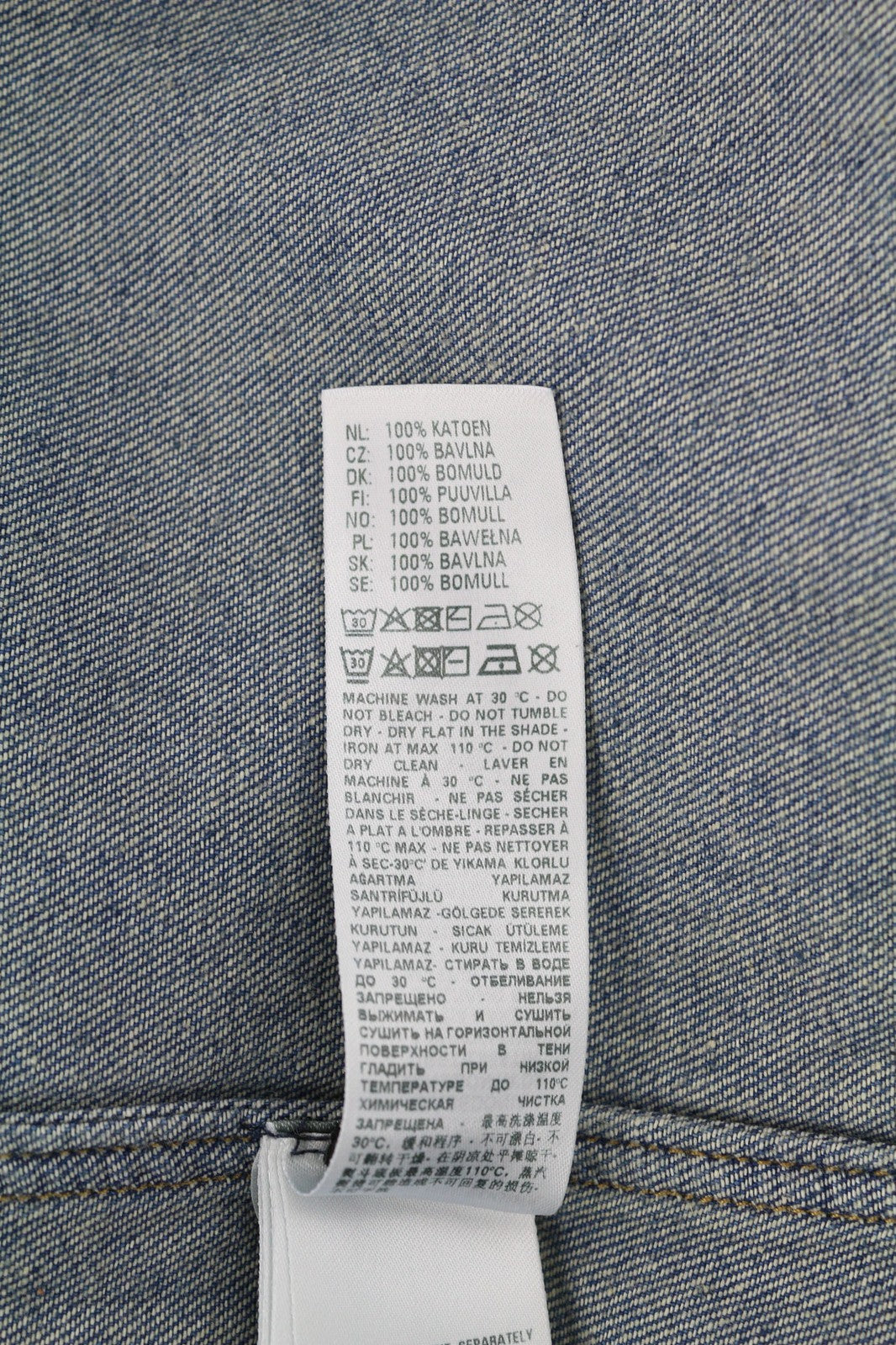 DIESEL D-Milly-SP Men Shirt L Denim Patch Pockets Snap Buttons Spread Neck Blue