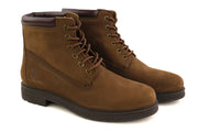 TIMBERLAND Women Boots EU41/41.5 Brown Leather Ankle Top Lace Up Waterproof